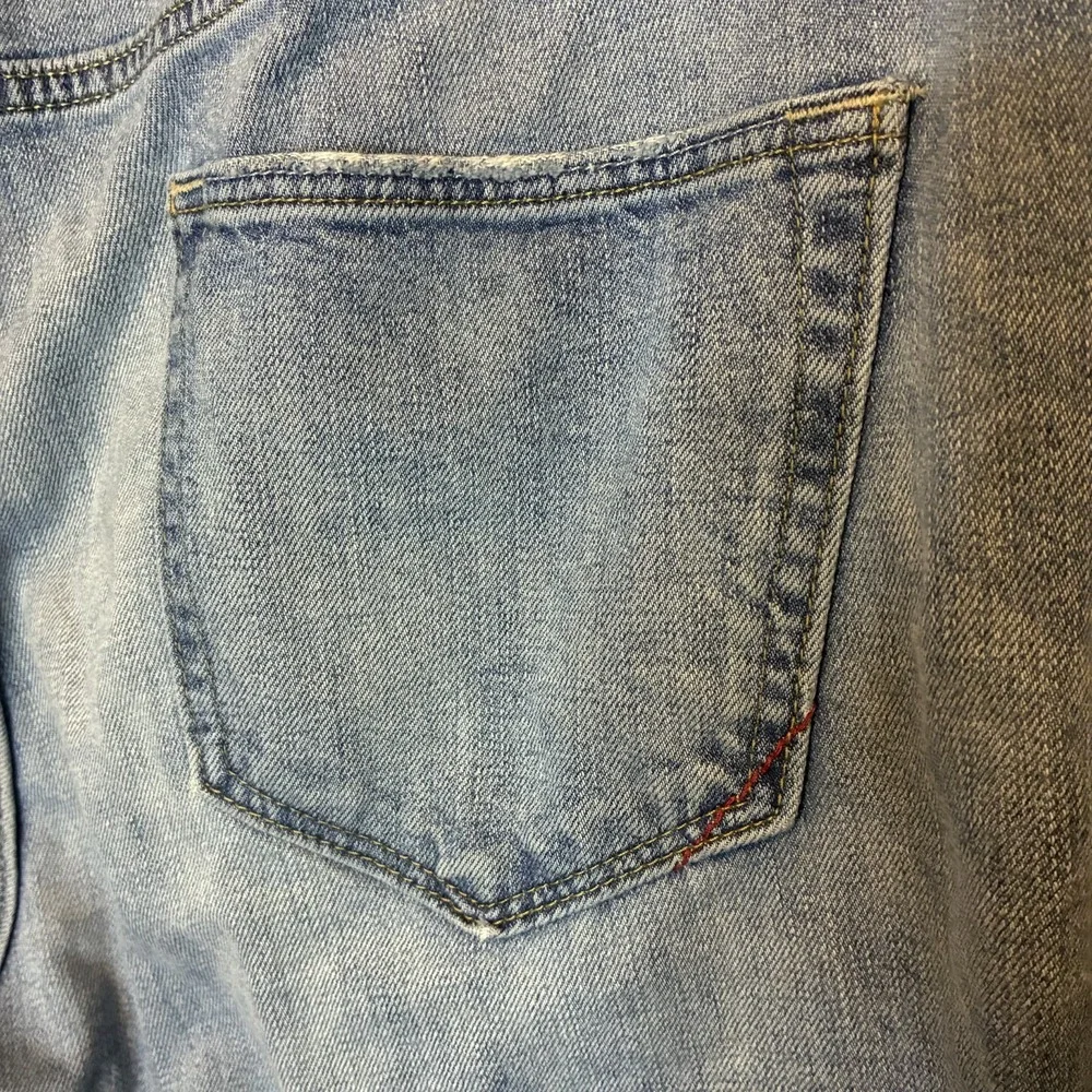 Vtg Banana Republic Mens Boot Cut Jeans 35x32 Casual Normcore Distressed Basic